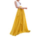 Mustard Yellow chiffon maxi skirt