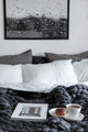 Chunky Knit Blanket Merino Wool Yarn Handmade Giant Throw For Bedroom Chair Sofa Home Decor