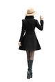 Melansay Women's Winter Princess Wool Wrap Coat Jacket