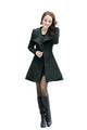 Melansay Women's Winter Princess Wool Wrap Coat Jacket