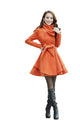 Melansay Women's Winter Princess Wool Wrap Coat Jacket