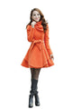 Melansay Women's Winter Princess Wool Wrap Coat Jacket