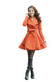 Melansay Women's Winter Princess Wool Wrap Coat Jacket
