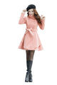 Melansay Women's Winter Princess Wool Wrap Coat Jacket