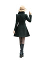 Melansay Women's Winter Princess Wool Wrap Coat Jacket