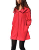 MELANSAY Women's Princess Wool Winter Coat With Detachable Knit Sleeves