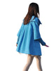 MELANSAY Women's Princess Wool Winter Coat With Detachable Knit Sleeves