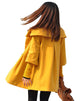 MELANSAY Women's Princess Wool Winter Coat With Detachable Knit Sleeves