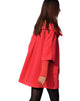MELANSAY Women's Princess Wool Winter Coat With Detachable Knit Sleeves