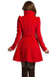 Melansay Women's Winter Princess Wool Wrap Coat Jacket