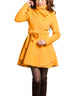 Melansay Women's Winter Princess Wool Wrap Coat Jacket