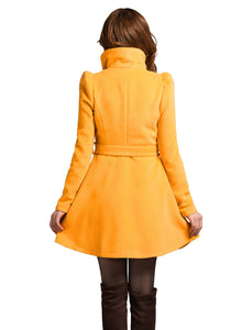 Melansay Women's Winter Princess Wool Wrap Coat Jacket