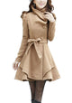 Melansay Women's Winter Princess Wool Wrap Coat Jacket
