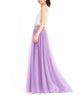 Melansay Women's Wedding Party Tutu Floor Length Tulle Skirt High Waist Long Maxi Skirt Customize