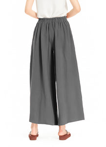 Melansay Casual Cotton Linen Harem Pants Loose Long Palazzo Wide Leg Trousers
