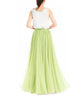 Women's Wedding Party Floor Length Tutu Tulle Skirt High Waist Long Maxi Skirt Customize