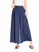 Melansay Casual Cotton Linen Harem Pants Loose Long Palazzo Wide Leg Trousers