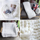Chunky Knit Blanket Merino Wool Yarn Handmade Giant Throw For Bedroom Chair Sofa Home Decor