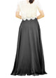 Women's Casual Sexy Chiffon Split High Waist Maxi Skirt With Pockets For Wedding Party Evening