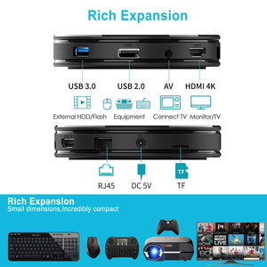 Aitumko Android 9.0 TV Box 【4GB RAM 64GB ROM】 Dual-WiFi 2.4G/5.0G Android Box RK3318 Quad-Core Cortex-A53 64Bits BT 4.0 3D 4K Ultra HD H.265 USB 3.0 Smart TV Box