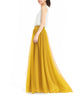 Melansay Women's Wedding Party Tutu Floor Length Tulle Skirt High Waist Long Maxi Skirt Customize