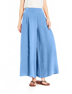 Melansay Casual Cotton Linen Harem Pants Loose Long Palazzo Wide Leg Trousers