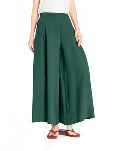 Melansay Casual Cotton Linen Harem Pants Loose Long Palazzo Wide Leg Trousers