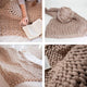 Chunky Knit Blanket Merino Wool Yarn Handmade Giant Throw For Bedroom Chair Sofa Home Decor
