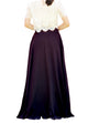 Women's Casual Sexy Chiffon Split High Waist Maxi Skirt With Pockets For Wedding Party Evening