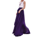 Purple elegant wedding dress