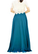 Women's Casual Sexy Chiffon Split High Waist Maxi Skirt With Pockets For Wedding Party Evening