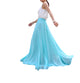 Melansay Beatiful Bow Tie Summer Beach High Waist Chiffon Maxi Skirt