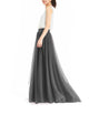 Women's Wedding Party Floor Length Tutu Tulle Skirt High Waist Long Maxi Skirt Customize