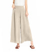 Melansay Casual Cotton Linen Harem Pants Loose Long Palazzo Wide Leg Trousers