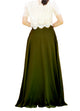 Women's Casual Sexy Chiffon Split High Waist Maxi Skirt With Pockets For Wedding Party Evening