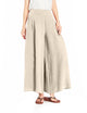 Melansay Casual Cotton Linen Harem Pants Loose Long Palazzo Wide Leg Trousers