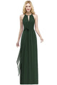 Chiffon Long Bridesmaid Dresses 2019 Sleeveless Burgundy Wedding Party Dresses robe demoiselle d'honneur
