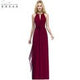 Chiffon Long Bridesmaid Dresses 2019 Sleeveless Burgundy Wedding Party Dresses robe demoiselle d'honneur