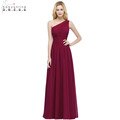Chiffon Long Bridesmaid Dresses 2019 Sleeveless Burgundy Wedding Party Dresses robe demoiselle d'honneur