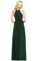 Chiffon Long Bridesmaid Dresses 2019 Sleeveless Burgundy Wedding Party Dresses robe demoiselle d'honneur