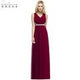 Chiffon Long Bridesmaid Dresses 2019 Sleeveless Burgundy Wedding Party Dresses robe demoiselle d'honneur