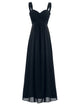 Women Pleated Bridesmaid Dresses Elegant Ruched High-waisted Long Formal Wedding Party Dresses for 2018 Vestido Bridesmaid Dress
