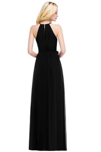 Chiffon Long Bridesmaid Dresses 2019 Sleeveless Burgundy Wedding Party Dresses robe demoiselle d'honneur