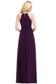 Chiffon Long Bridesmaid Dresses 2019 Sleeveless Burgundy Wedding Party Dresses robe demoiselle d'honneur