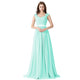Cap Sleeve Appliques Lace Long Grey Bridesmaid Dresses Wedding Party Dresses Sexy Sheer Back