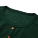 Black/Green Women Long Sleeve Knitted Autumn Winter Dress With Belt
