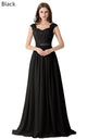 Cap Sleeve Appliques Lace Long Grey Bridesmaid Dresses Wedding Party Dresses Sexy Sheer Back