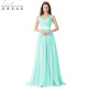 Cap Sleeve Appliques Lace Long Grey Bridesmaid Dresses Wedding Party Dresses Sexy Sheer Back