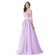 Cap Sleeve Appliques Lace Long Grey Bridesmaid Dresses Wedding Party Dresses Sexy Sheer Back