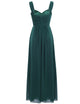 Women Pleated Bridesmaid Dresses Elegant Ruched High-waisted Long Formal Wedding Party Dresses for 2018 Vestido Bridesmaid Dress